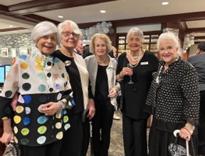 A group of seniors celebrating