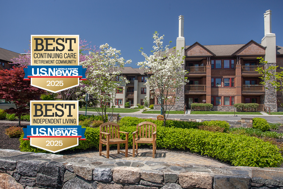 Edgehill has been named one of the Best Continuing Care Retirement Communities and Best Independent Living communities by U.S. News & World Report